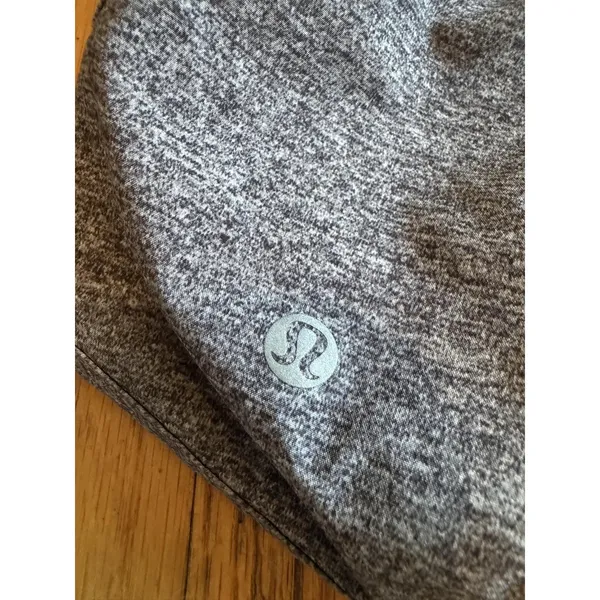 Lululemon Lined Running Shorts Womens 10 Gray - Image 6