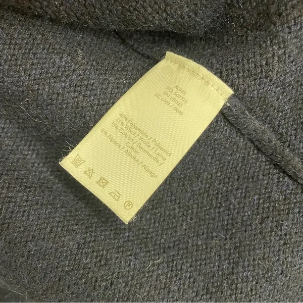 Boden Wool Alpaca Blend Open Front Cardigan Sweater Jacket Coatigan Navy size S - Image 11