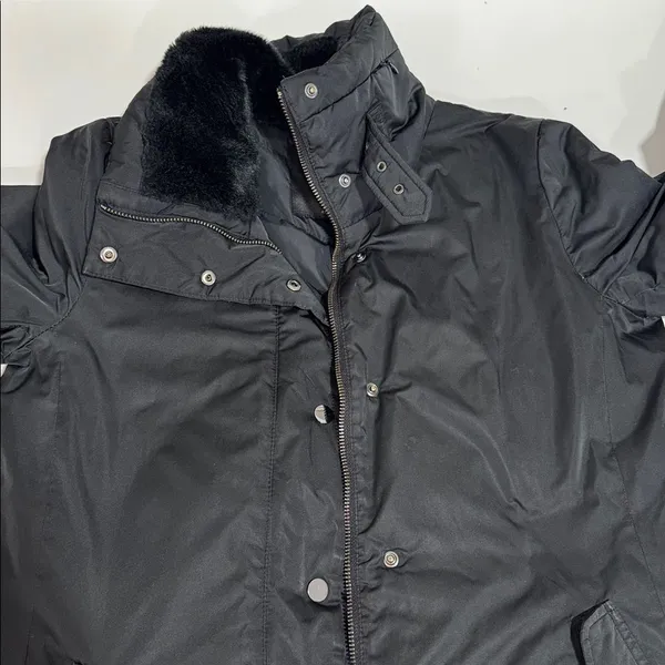 Zara woman down black jacket EUC - Image 7