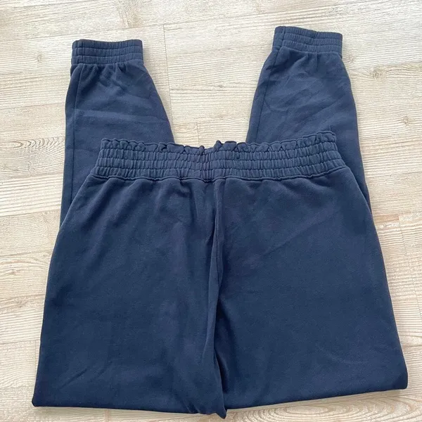 Hollister New High Rise Jogger Sweatpants | Navy Size Medium - Image 3