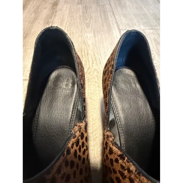 GB Giani Bini Leopard Print Calf Hair Shooties Brown Block Heel‎ Booties Size 8 - Image 12