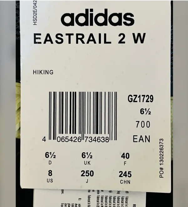 Adidas Eastrail 2 Hiking Shoes GZ1729 Blue Color Women’s-Size 8 - Image 12