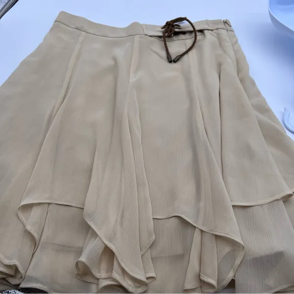 Ralph Lauren Tan Skater Skirt - Image 2