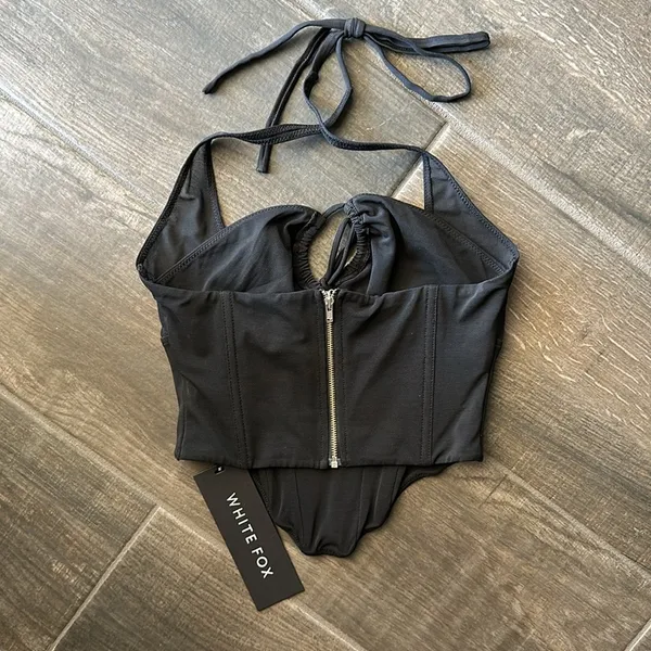 White Fox Boutique Love to Love Mesh Bustier - Image 5