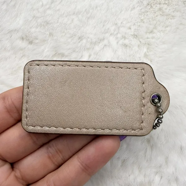 2" COACH Fob Bag Charm Hang tag Hangtag - Image 2