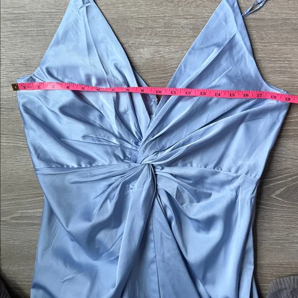 Abercrombie & Fitch Draped Twist-Front Maxi Dress Large - Image 8