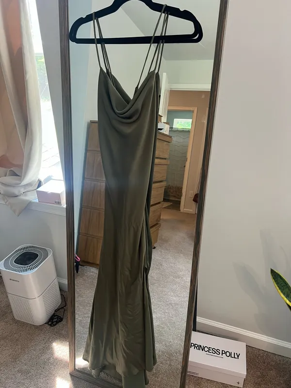 Green Wedding Guest Dress - Image 2