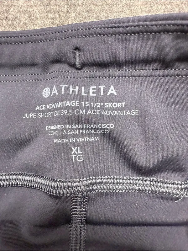 Athleta ACE Advantage 15 1/2” Navy Women's XL Athletic Skort - Image 5
