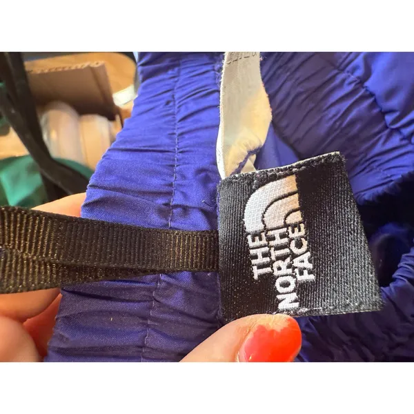 The North Face Womens Purple Windbreaker Track Pants Joggers Sm Cobalt‎ Zip Cuff - Image 3