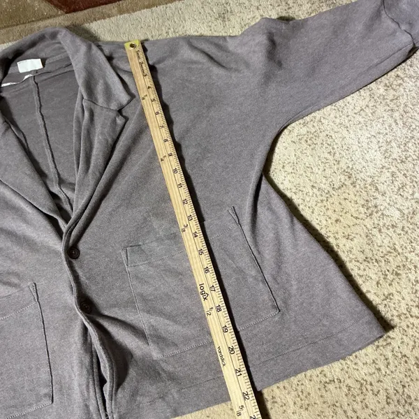 Pact Organic Cotton Lounge Set Blazer Cardigan Joggers S/M 2 Piece‎ Set - Image 3