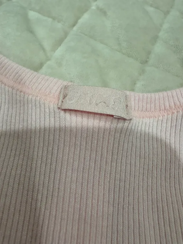 Crop Stretch Cotton Rib Tank SKIMS - sugar pink - Image 4