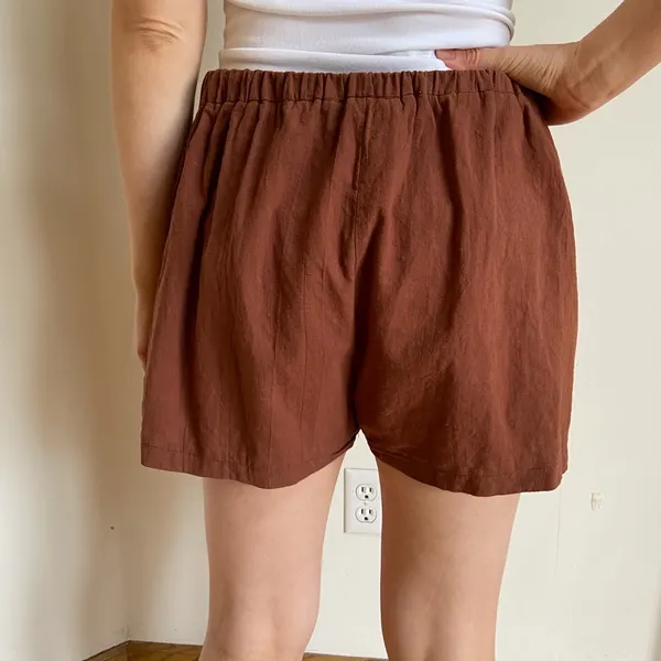 Brown envelope skort Size M - Image 2