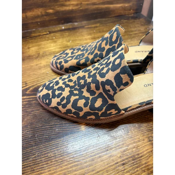 Lucky Brand Leopard Print‎ Side Cutout Ankle Boots Size 10 - Image 4