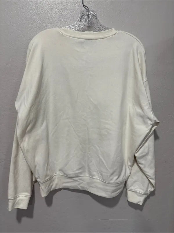 Beach Riot Cream Pullover with Pink & Magenta XOXO Appliqué - Image 2