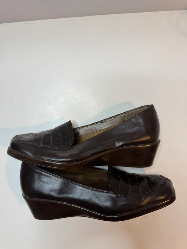Aerosole A2 Wedge Slip-On Loafers Size 7.5 - Image 7