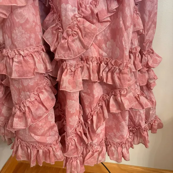 V. Chapman The Scarlette Dress in Pink Peony Print - Image 5