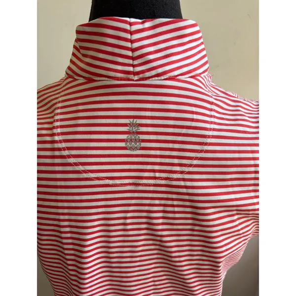 Tommy Bahama Aubrey IslandZone Zip Neck Shirt Small Golf Polo athleisure - Image 4