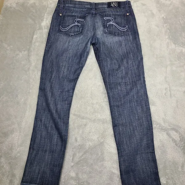 Rock & Republic Jeans‎ Womens Kassandra 31x28 Slim/Straight RN# 110113 CA# 19371 - Image 9