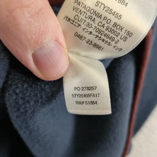 Patagonia Synchilla Lightweight Snap-T Pullover Pink Navy 25455 Womens Small - Image 6