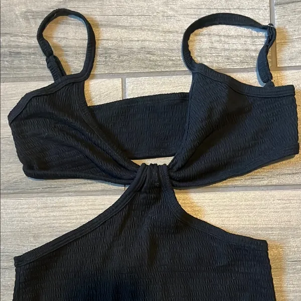 Lilyful Black cutout Mini Dress - Image 2