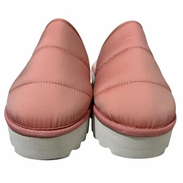 Anthropologie Maeve Puffy Platform Slippers Pink Women's Size‎ Large 10-11 - Image 3