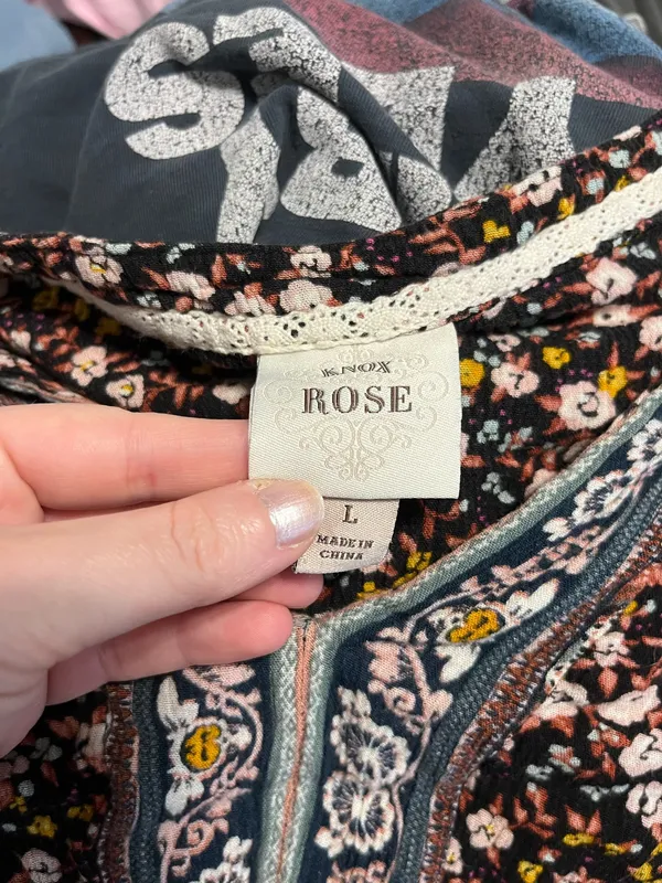 Knox Rose Dress Women’s Maxi Floral Large - Image 3
