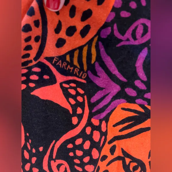 Farm Rio tiger face print tee size-Small - Image 2