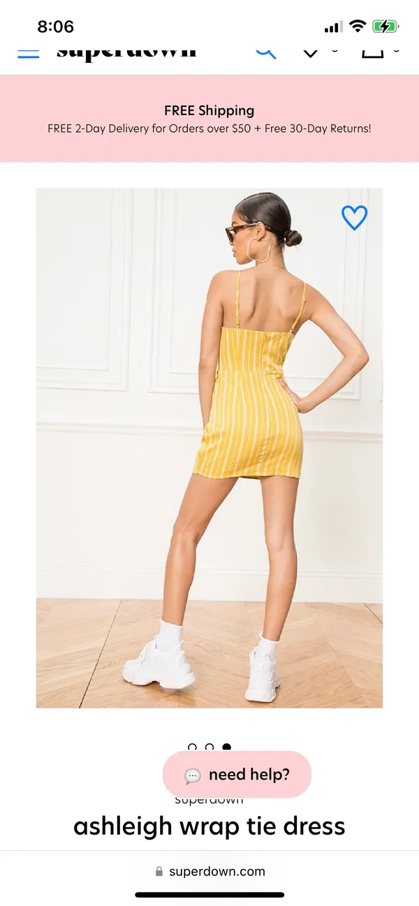 Ashleigh Wrap Tie Dress - Image 3