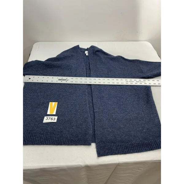 Womans Old Navy Medium Blue Long Sleeve Open Front Cardigan Sweater - Image 5