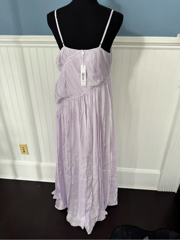 NWT Trina Turk Cherry Grove Lavender Purple Maxi Dress Size Large - Image 6