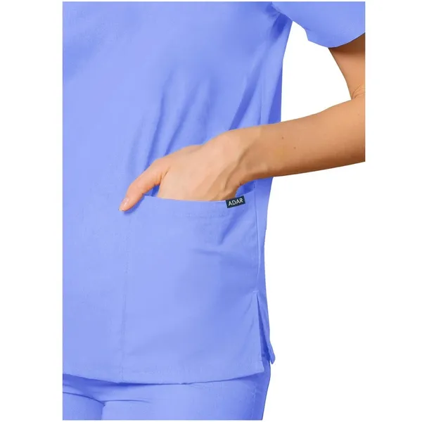 ADAR Universal Unisex Drawstring Scrub Set, Ceil Blue Size 3XL New w/Tag - Image 3