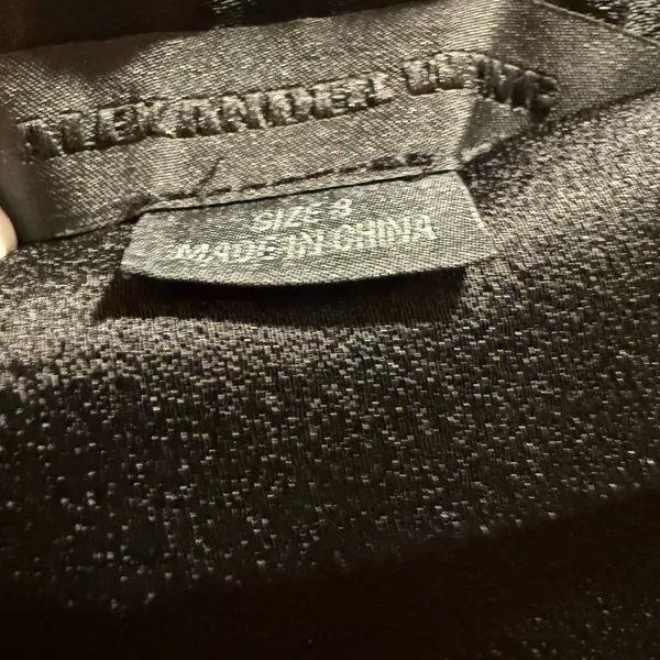 Alexander Wang Black‎ Pleated High-Waist Trousers Pants Size 8 - Image 9