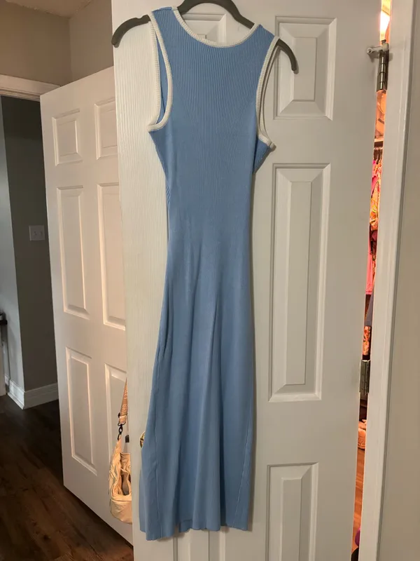 small blue knit dress - Image 3