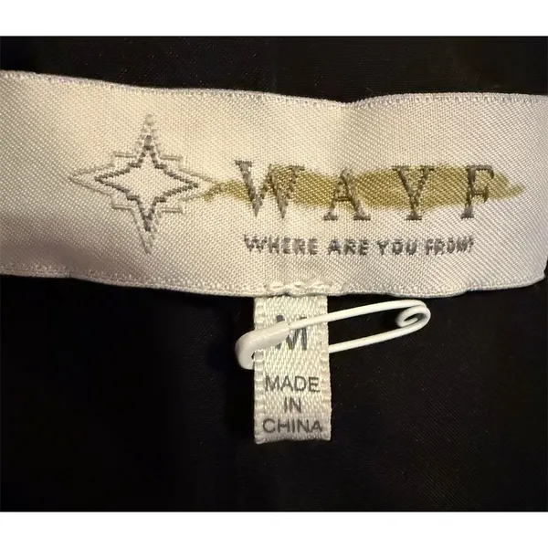 WAYF Women's Black oversized Blazer Jacket Size M Long Sleeve - Image 8