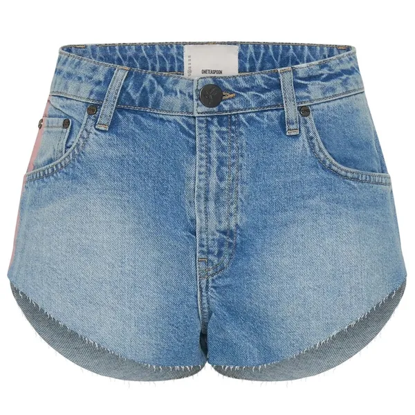 One Teaspoon Legend Denim Shorts Size 32, Casual Cutoff Denim Shorts - Image 9