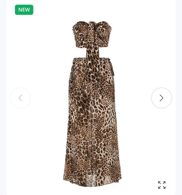 Two piece dress Brown - Image 6