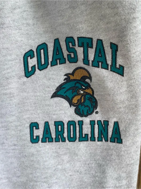 Champion Coastal Carolina light grey sweatpants South Carolina collegiate S - Image 3