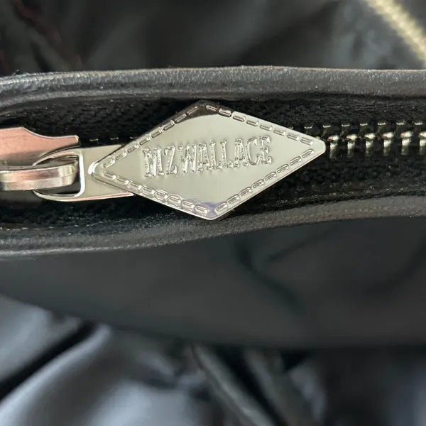 MZ Wallace Bianca Tote Bag Nylon Black Bedford Moto Satchel Crossbody with Pouch - Image 9