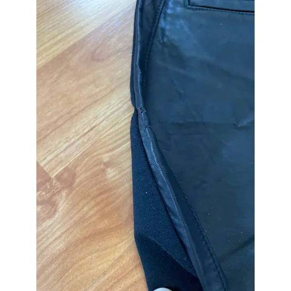 Pilcro and the letterpress‎ faux leather Moto Jacket style Black Pants - Image 10