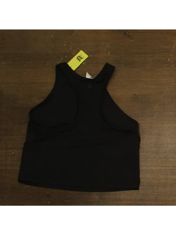 All In Motion Womens Highneck Racerback Tank Top 92933116 Black 2XL - Image 2