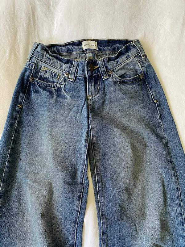 PacSun Abrand Jeans 00 Super Low & Wide Miley Jeans - Image 7