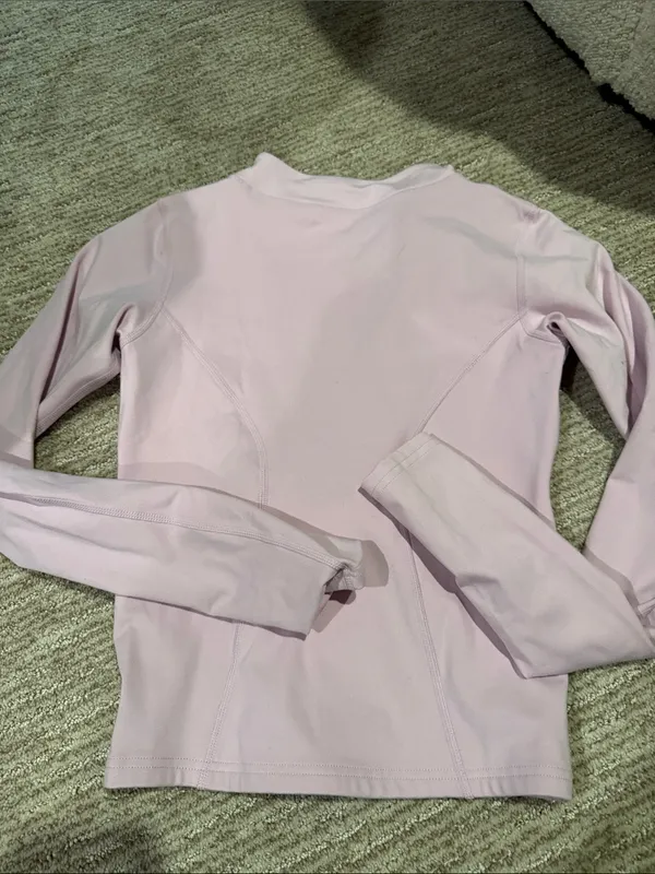 437 Women's Light Pink Zip-Up Utility Jacket - Image 4