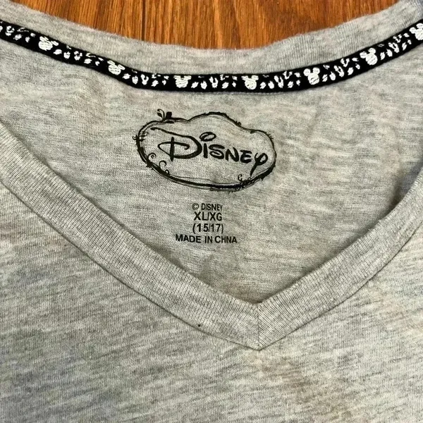 NWOT Disney Mickey Mouse 'Hey Mickey' Front & Back Print Tee Gray XL/XXL - Image 6