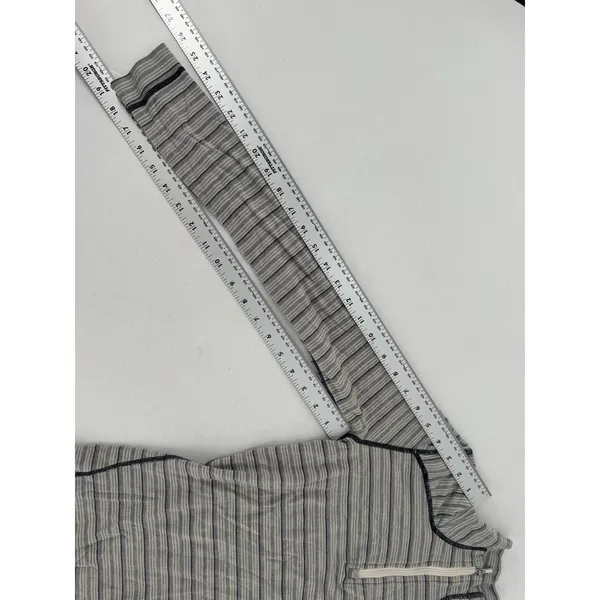 Smartwool Merino Wool 1/4 Zip Base Layer Top XS Gray Stripe Mock Neck Outdoor - Image 15