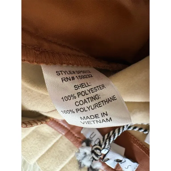 No Brand Women's Brown Paperbag Shorts‎ Size M - Image 6