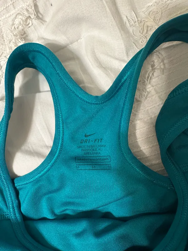 Teal Nike Dri-Fit Sports Bra Women’s - Image 2