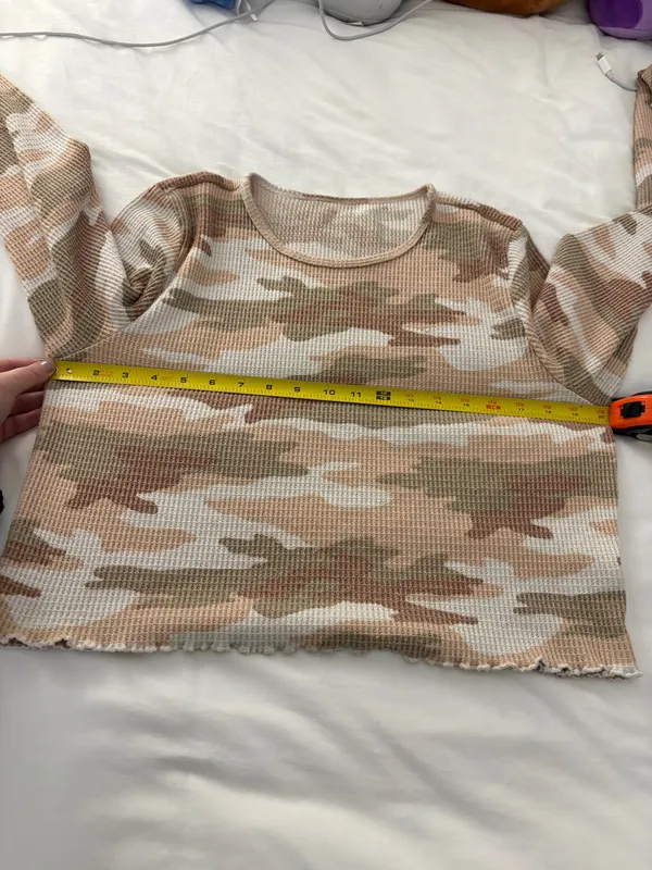 American Eagle Baby Doll Long Sleeve Top - Image 4