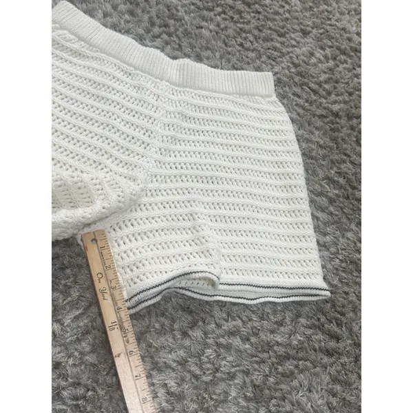Wild Fable Women’s High Waist Crochet Knit Shorts Beach Cover Up Summer Resortwear Size M - Image 8