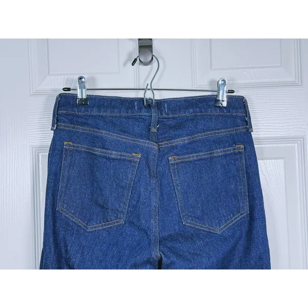 Abercrombie & Fitch Curve Love Low Rise Baggy Jeans Size 25 Long Dark Wash - Image 6