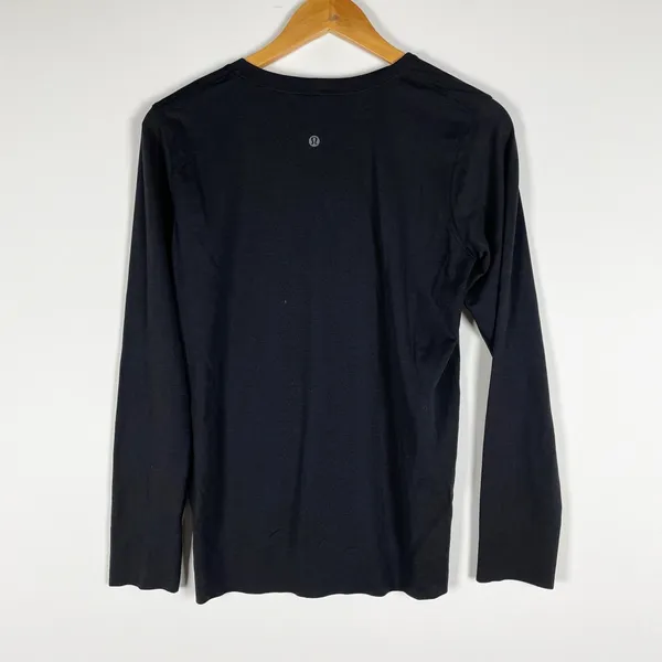 Lululemon Women's Run Swiftly Tech Crew Neck Long Sleeve Tee Shirt Black 10 - Image 3